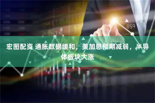 宏图配资 通胀数据缓和，美加息预期减弱，半导体板块大涨